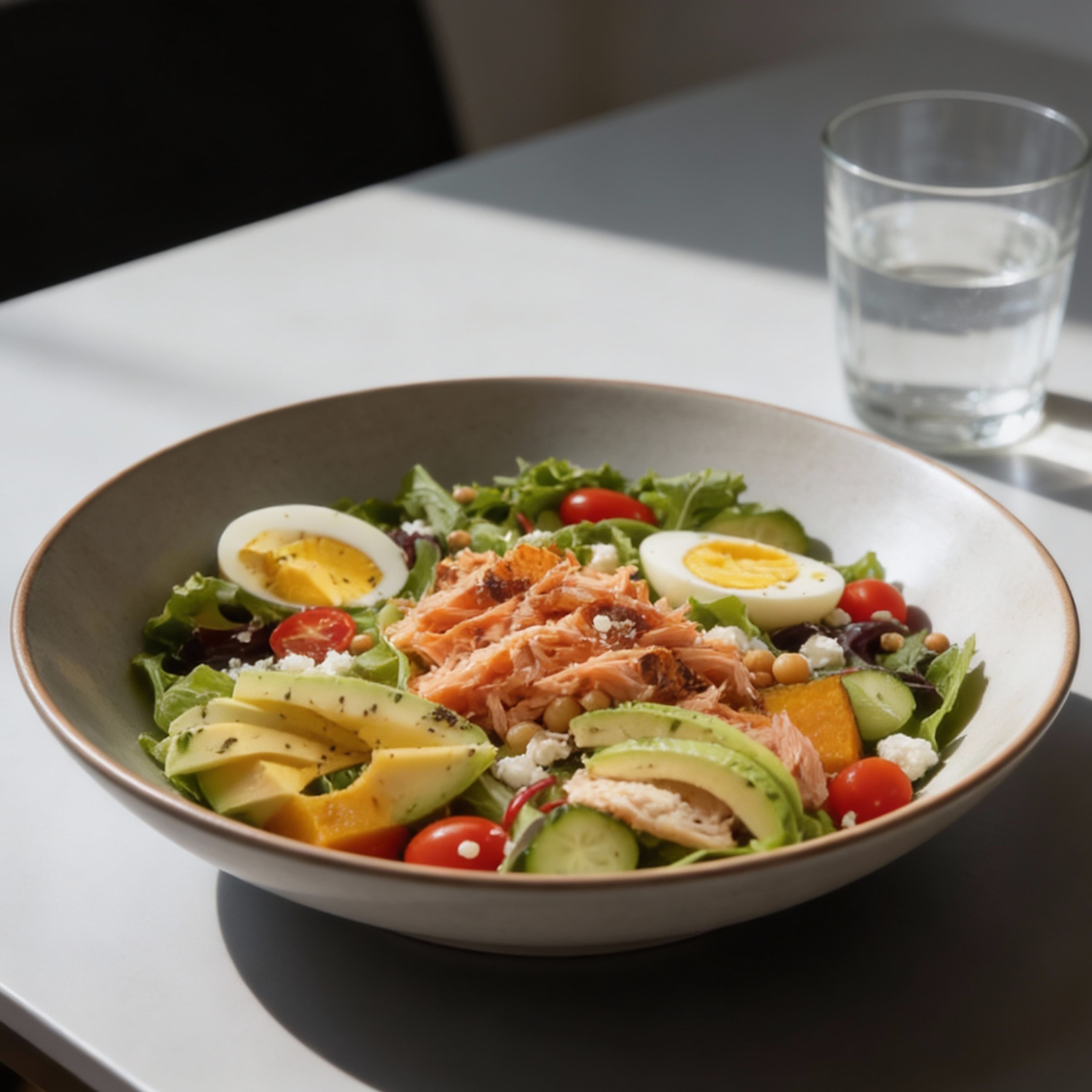 A bowl of healthy food